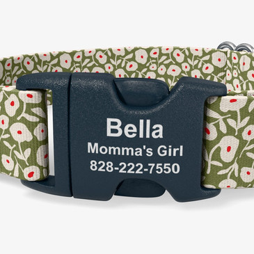 closeup view of personalization